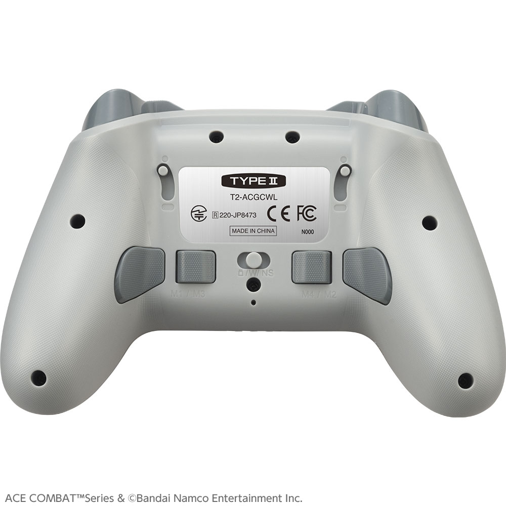ACE COMBAT ゲーミングコントローラーPRO(PC用) 背面に4つの拡張ボタンとトリガー深度変更スイッチを搭載